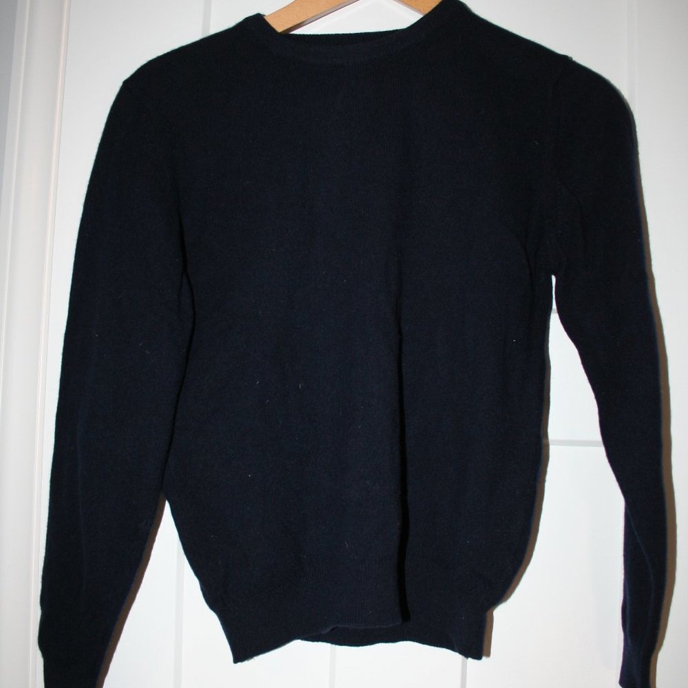 Land's End Navy Blue Sweater Small